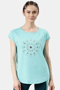 Blue Turquoise Zodiac Graphic